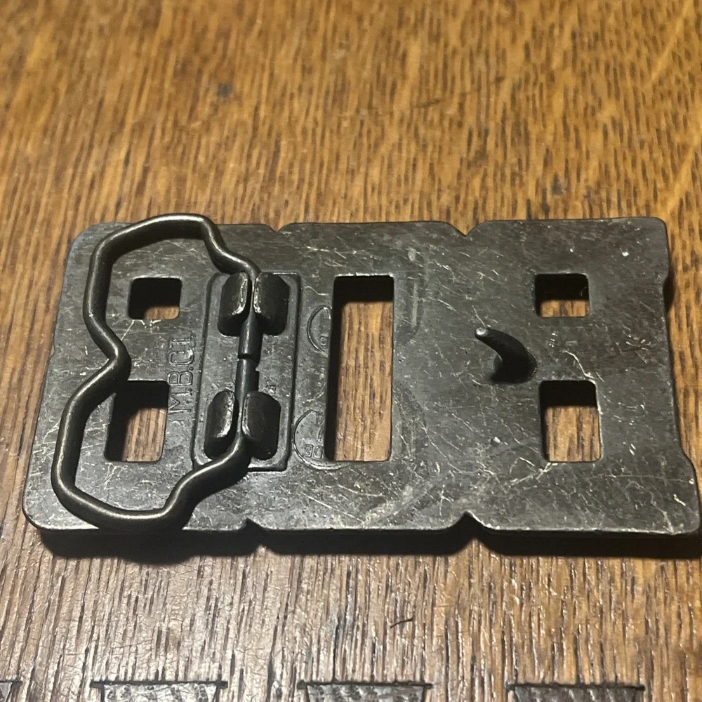 Vintage M.B.C.I. Solid Brass Name Belt Buckle – USA Cast Brass –BOB – 1970s